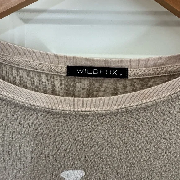 Wildfox Women's Tan Graphic Sweatshirt size Medium - Picture 4 of 5